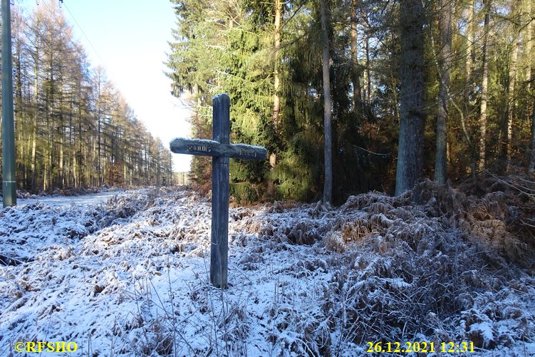 Marschstrecke, Großer Leu, Mönchs Kreuz