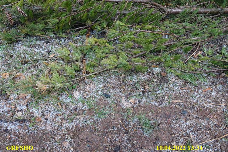 Marschstrecke, Großer Leu, Aprilwetter