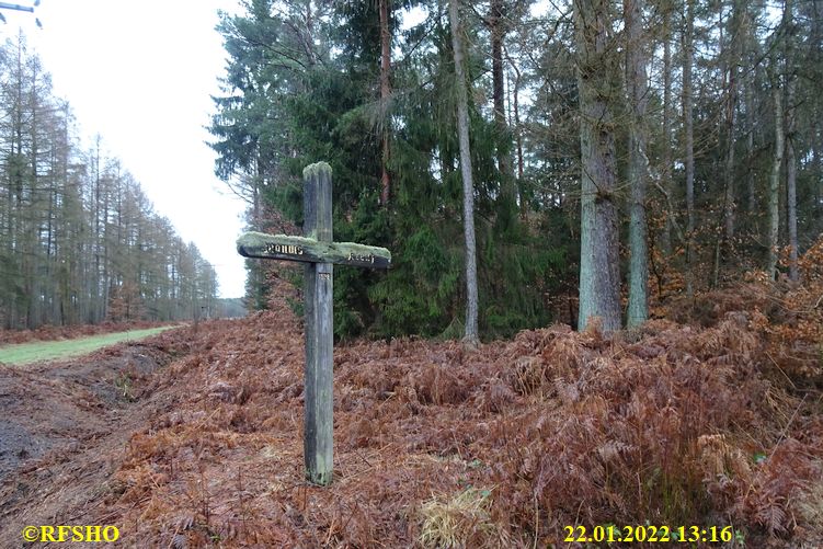 Marschstrecke, Mönchs Kreuz