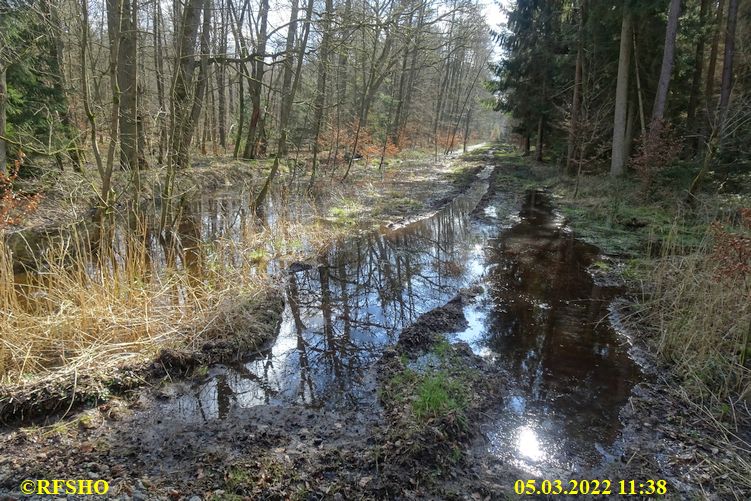 Marschstrecke, Kiekenbruch