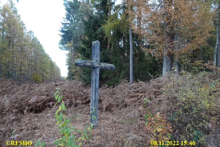 Marschstrecke, Mönchs Kreuz