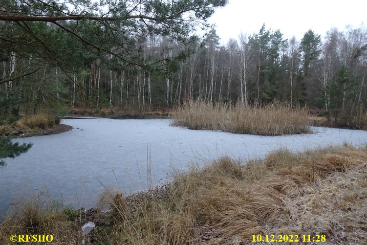 Marschstrecke am Teich, Heidloh