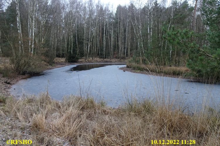 Marschstrecke am Teich, Heidloh