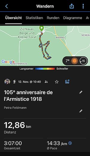 105° anniversaire de l'Armistice 1918