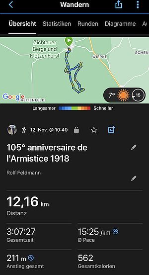 105° anniversaire de l'Armistice 1918