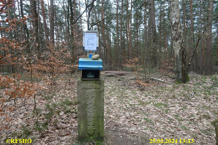 Marschstrecke Zichtau, Stakenberg 148,3 m