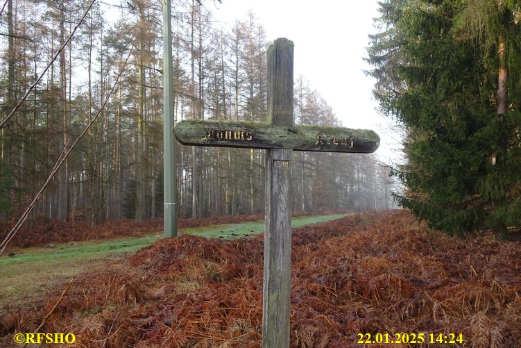 Marschstrecke, Mönchs Kreuz