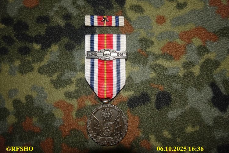 Die Auszeichnung haben wir mit der Post erhalten.