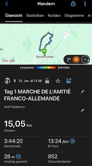 MARCHE DE L'AMITIÉ FRANCO-ALLEMANDE