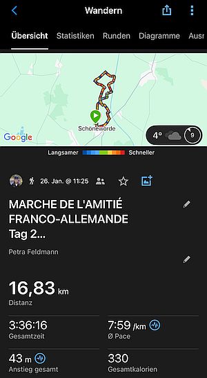 MARCHE DE L'AMITIÉ FRANCO-ALLEMANDE