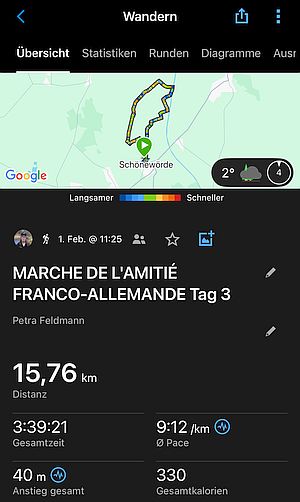 MARCHE DE L'AMITIÉ FRANCO-ALLEMANDE