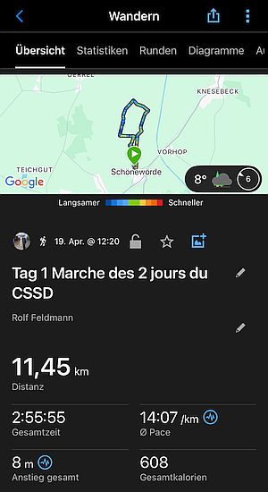 11° Marche des 2 jours du CSSD