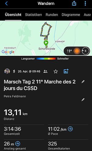 11° Marche des 2 jours du CSSD