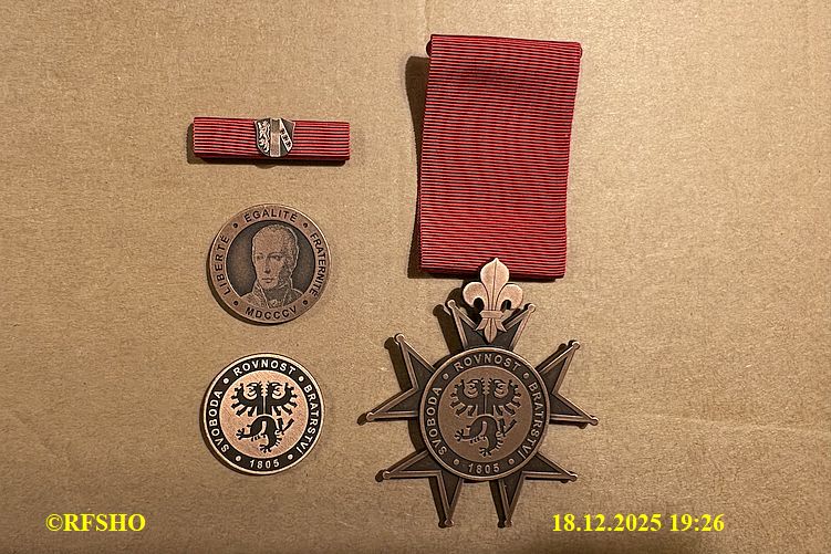 Auszeichnung vom POCHOD AUSTERLITZ MARCH