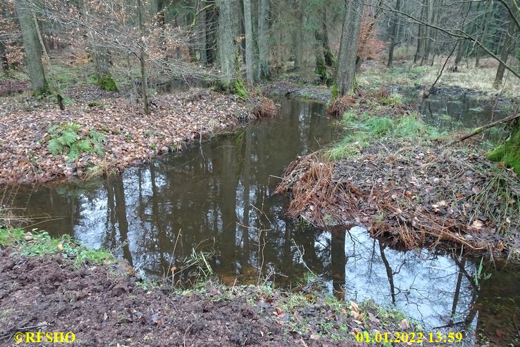 Marschstrecke, Kiekenbruch, Momerbach