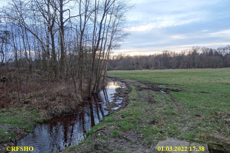 Marschstrecke, Kiekenbruch, Momerbach