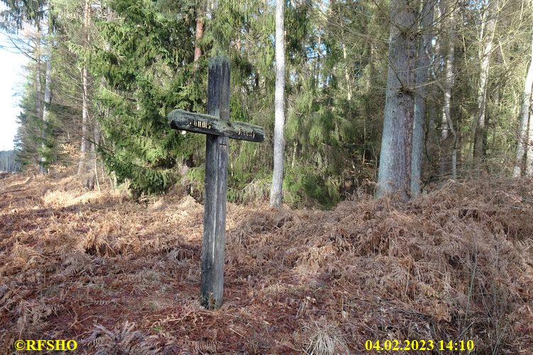 Marschstrecke, Großer Leu, Mönchs Kreuz