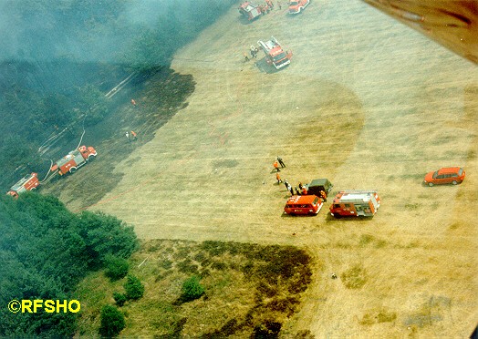 Waldbrand Celle Arloh 31.07.99