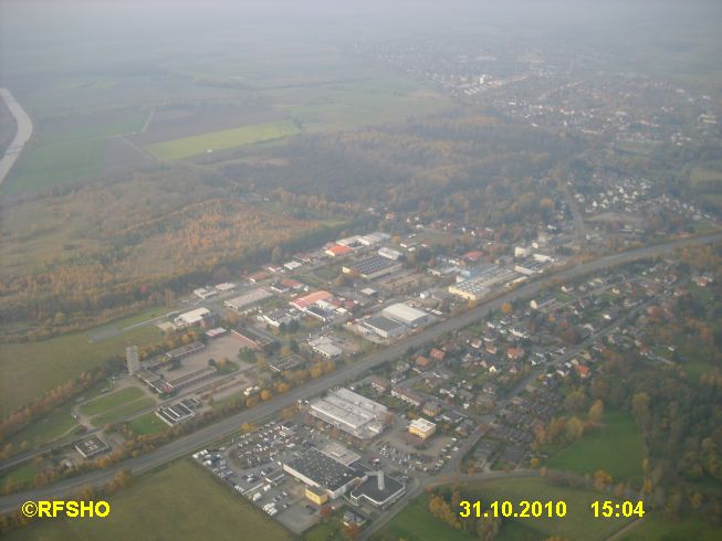 Trainigsflug Richtung Gifhorn (FTZ Peine)