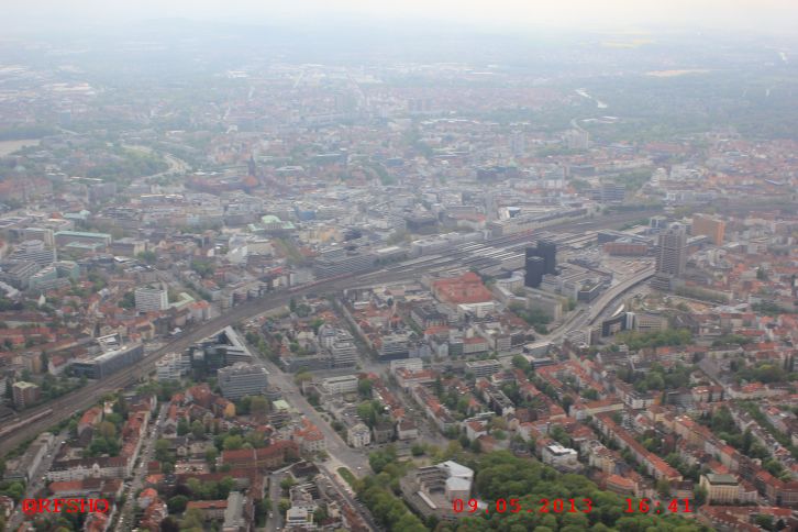 Flug von EDVU nach EDVM