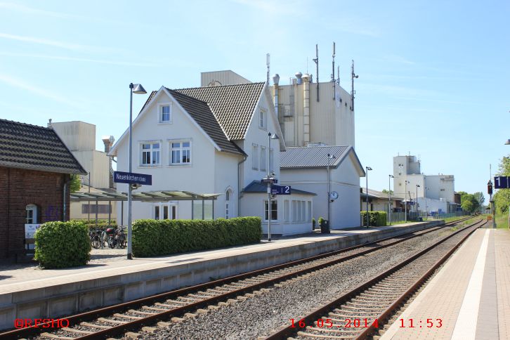 Von Neuenkirchen mit der Bahn zurück nach Hildesheim