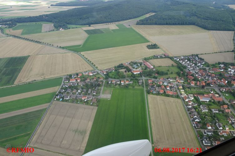 Flug von Uslar nach EDVM