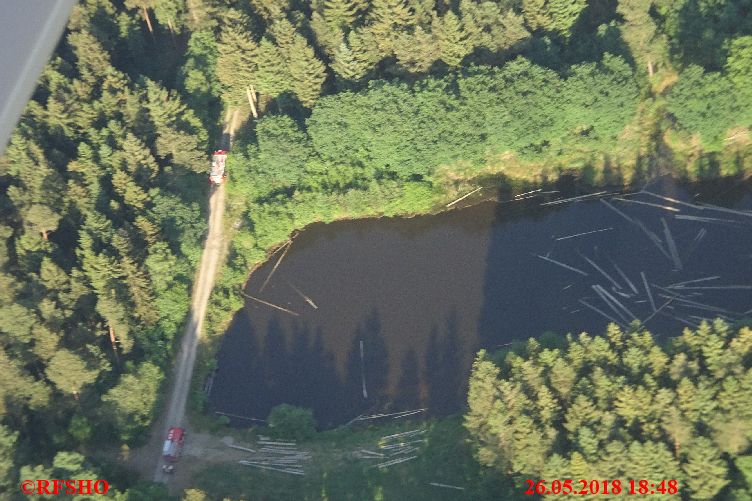 Rauchentwicklung bei Eversen Lk Celle <br>Einweisung der Fahrzeuge