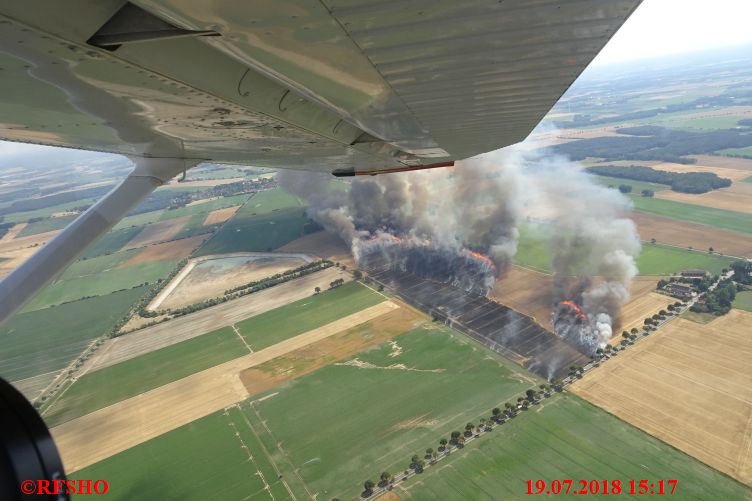 Feldbrand beiRiestedt Lk Uelzen