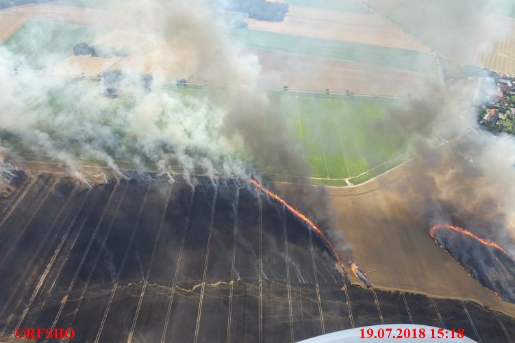 Feldbrand beiRiestedt Lk Uelzen