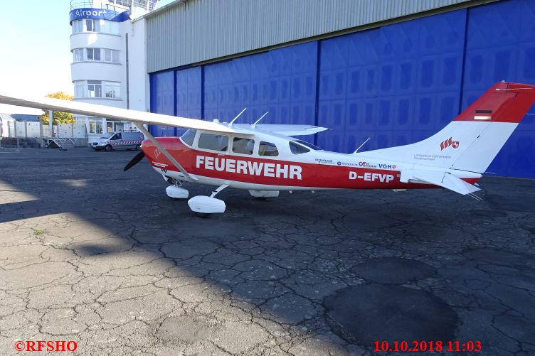 Cessna 206 D-EFVP am Flugplatz EDVM