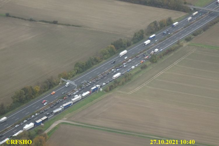 Unfall auf der A2 bei Bad Nenndorf