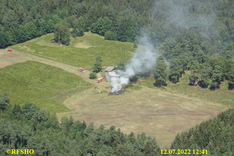 Traktorbrand nördl. Hustedt Jägerei