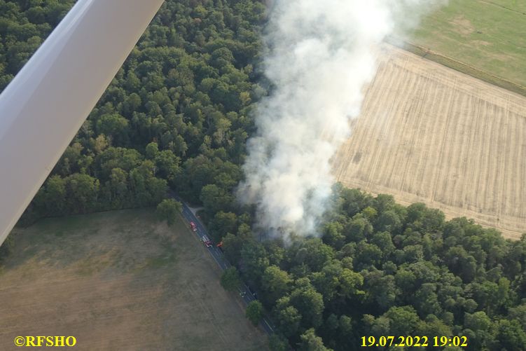 <b>Waldbrand bei Kohlshorn − K112