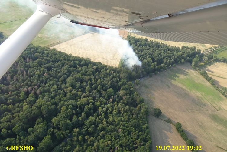 <b>Waldbrand bei Kohlshorn − K112