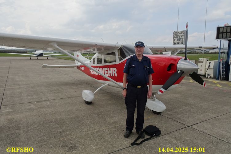 Cessna 206 D-EFVP am Flugplatz EDVM