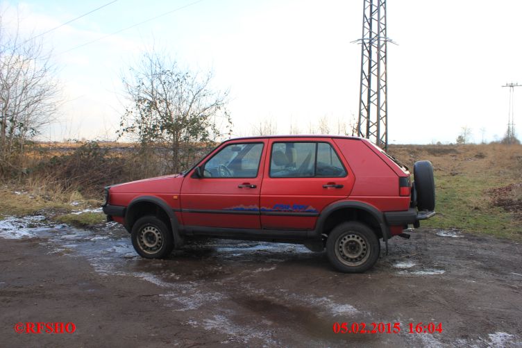 Letzte Fahrt mit unserem VW Golf Country