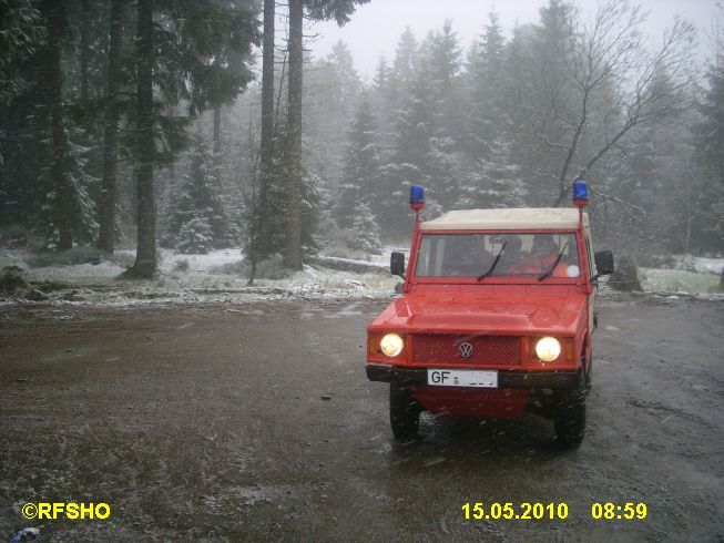 Erkundungsfahrzeug der IuK Gruppe