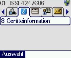 GPS auswählen (Pfeil nach rechts)