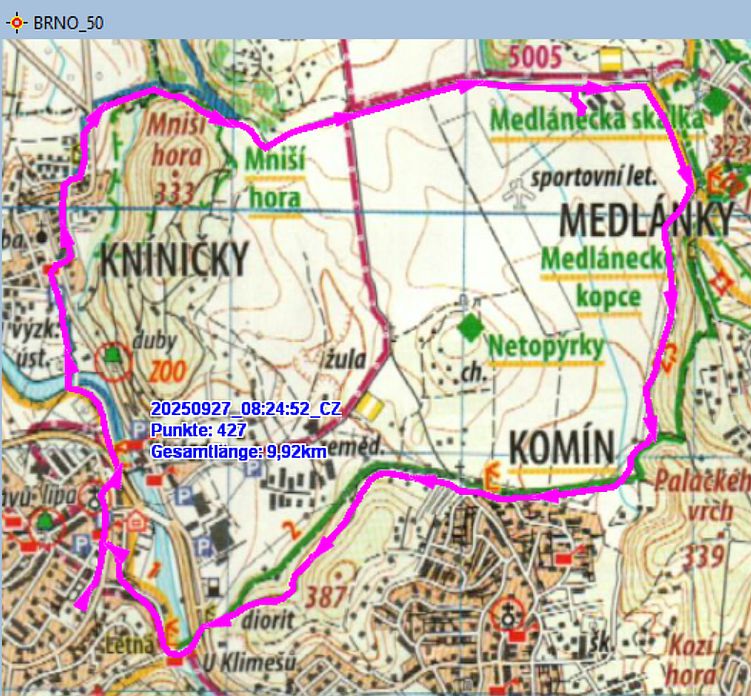 KUDRNA GOES AROUND BRNO, 1. Tag