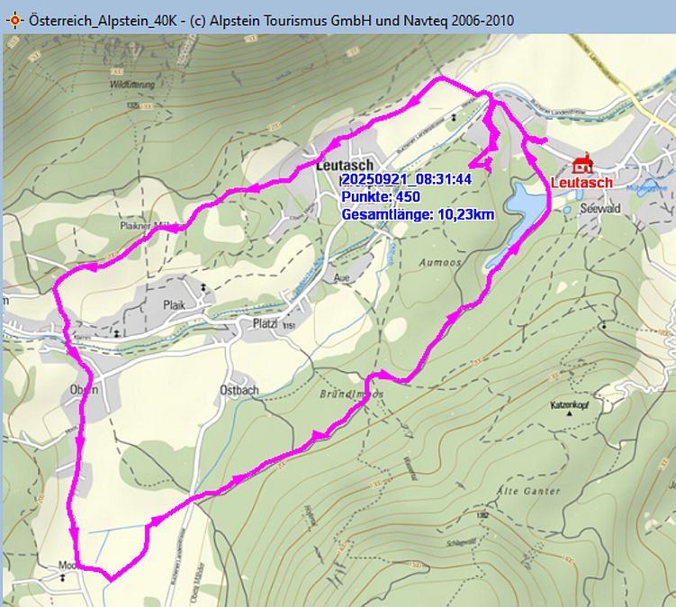 Einhornmarsch, Marschstrecke 3. Tag