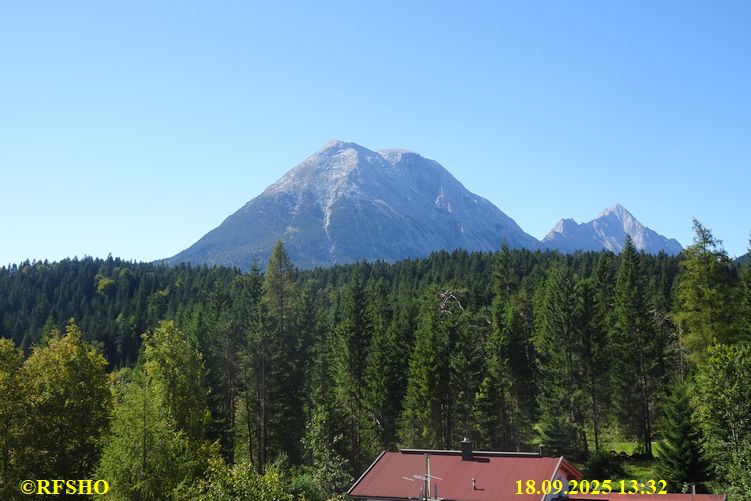 Ankunft in Leutasch, Hotel Quellenhof