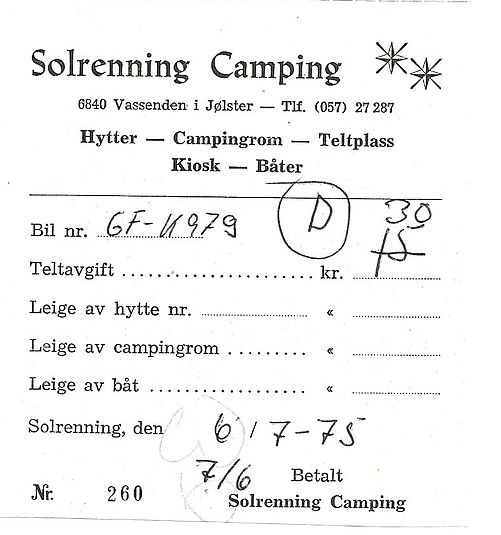 Campingplatz Vassenden