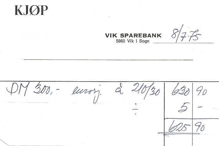 Geld tauschen in VIK