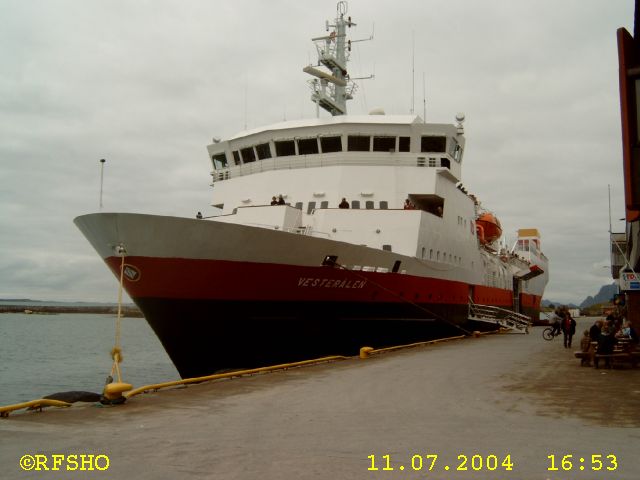 MS VESTERÅLEN in Brønnøysund