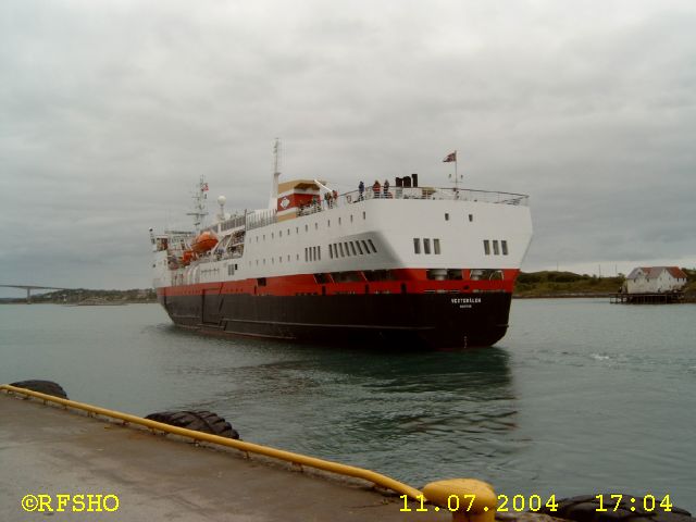 MS VESTERÅLEN in Brønnøysund