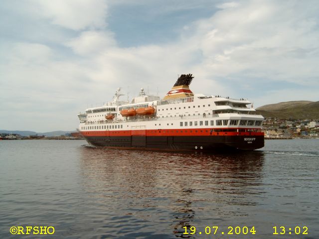 MS NORDKAPP verläß Hammerfest