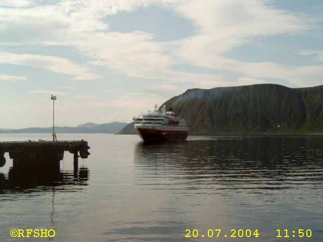 MS KONG HARALD in Honningsvåg