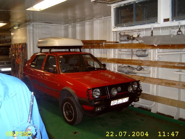 der Golf Country auf der MS Kong Harald