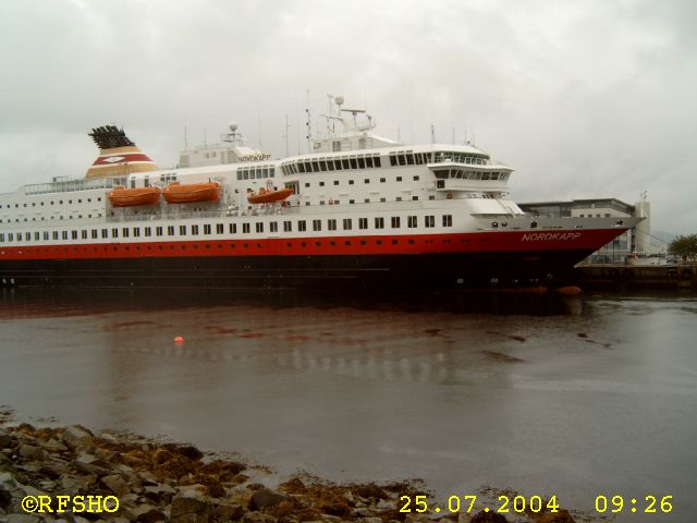 MS NORDKAPP in Trondheim