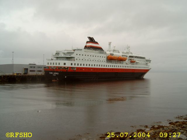 MS KONG HARALD in Trondheim